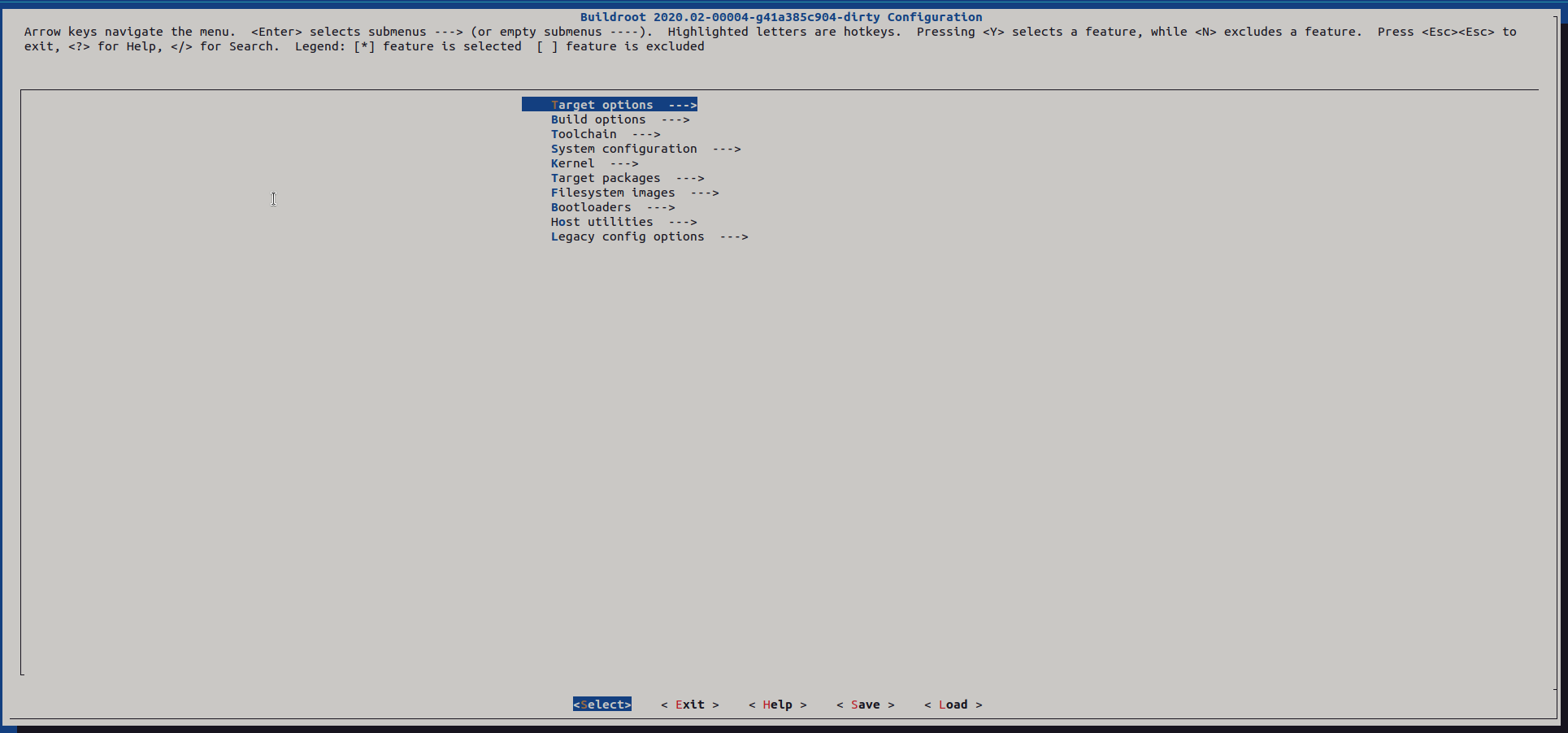Configuration Interface